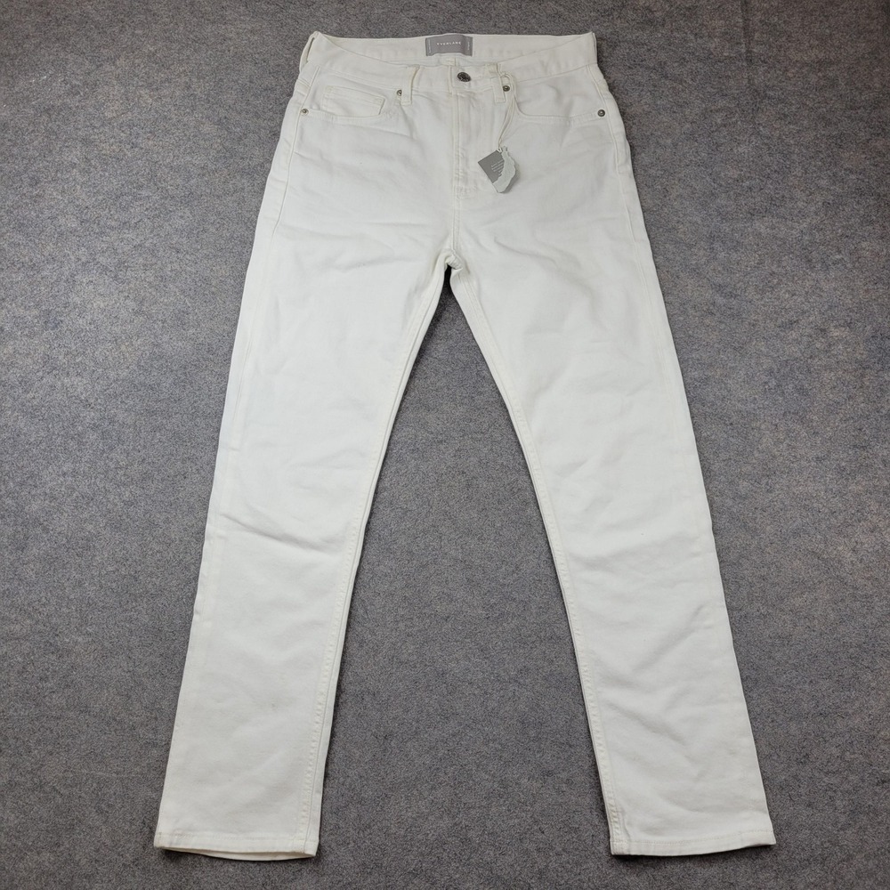Everlane Jeans Womens 26R High-Rise Skinny White Denim Slim Stretch 26x27